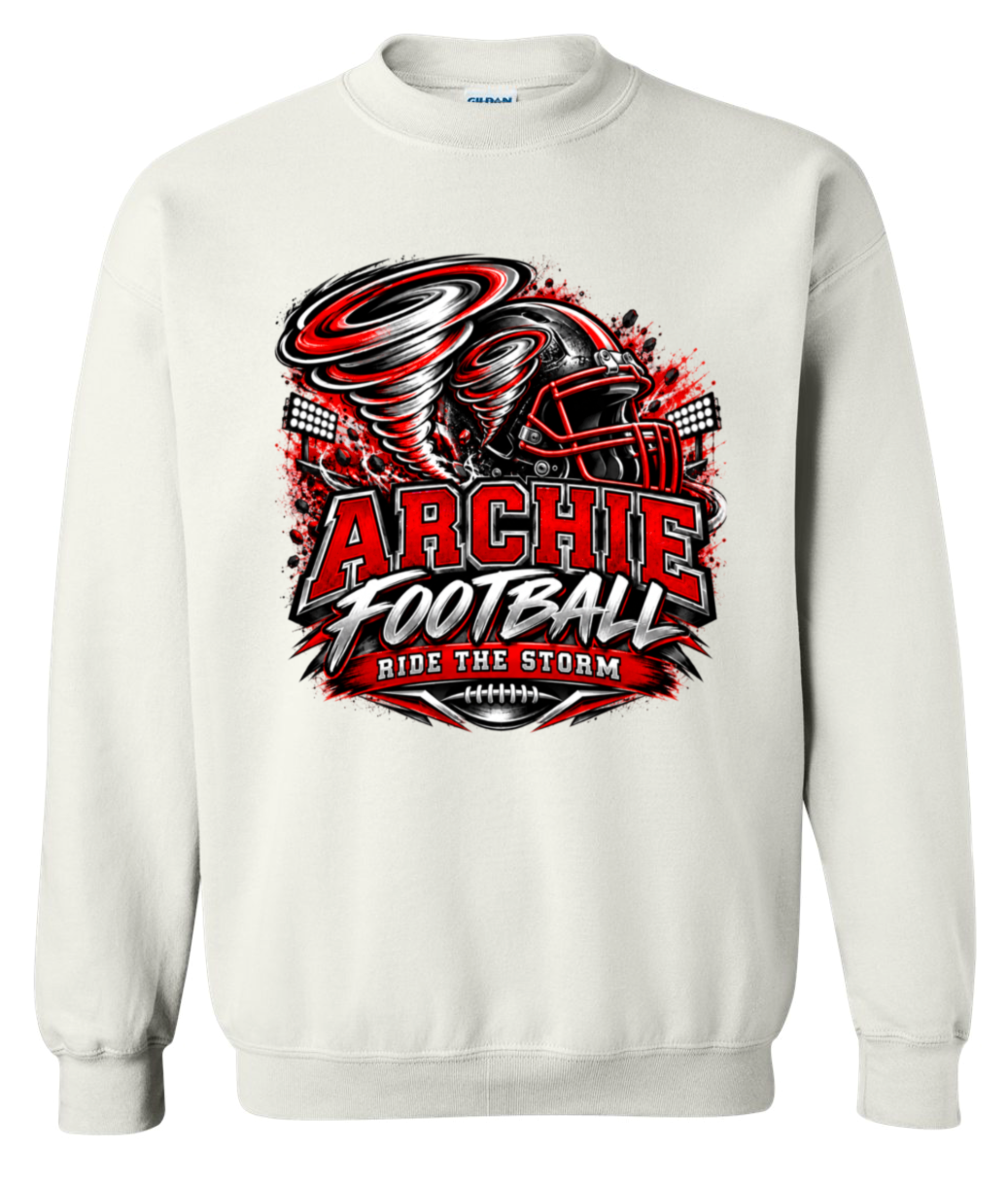 Crew Neck - White - Ride The Storm