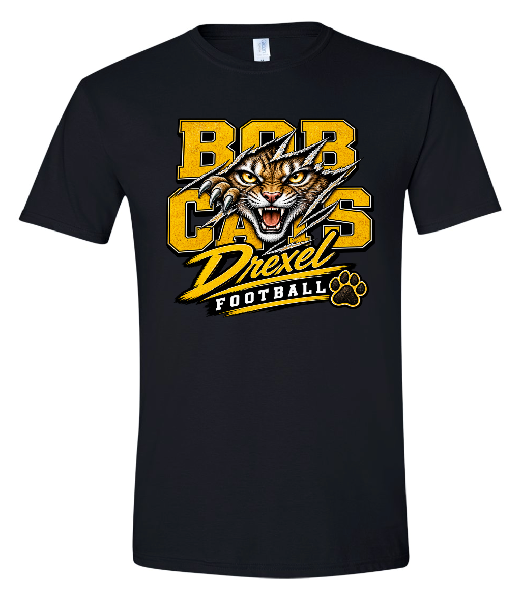 T-Shirt - Black - Rip Bobcats