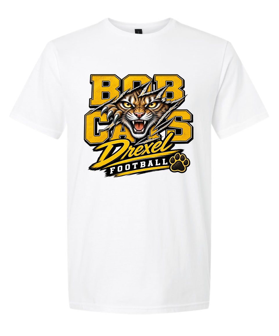 T-Shirt - White - Rip Bobcats