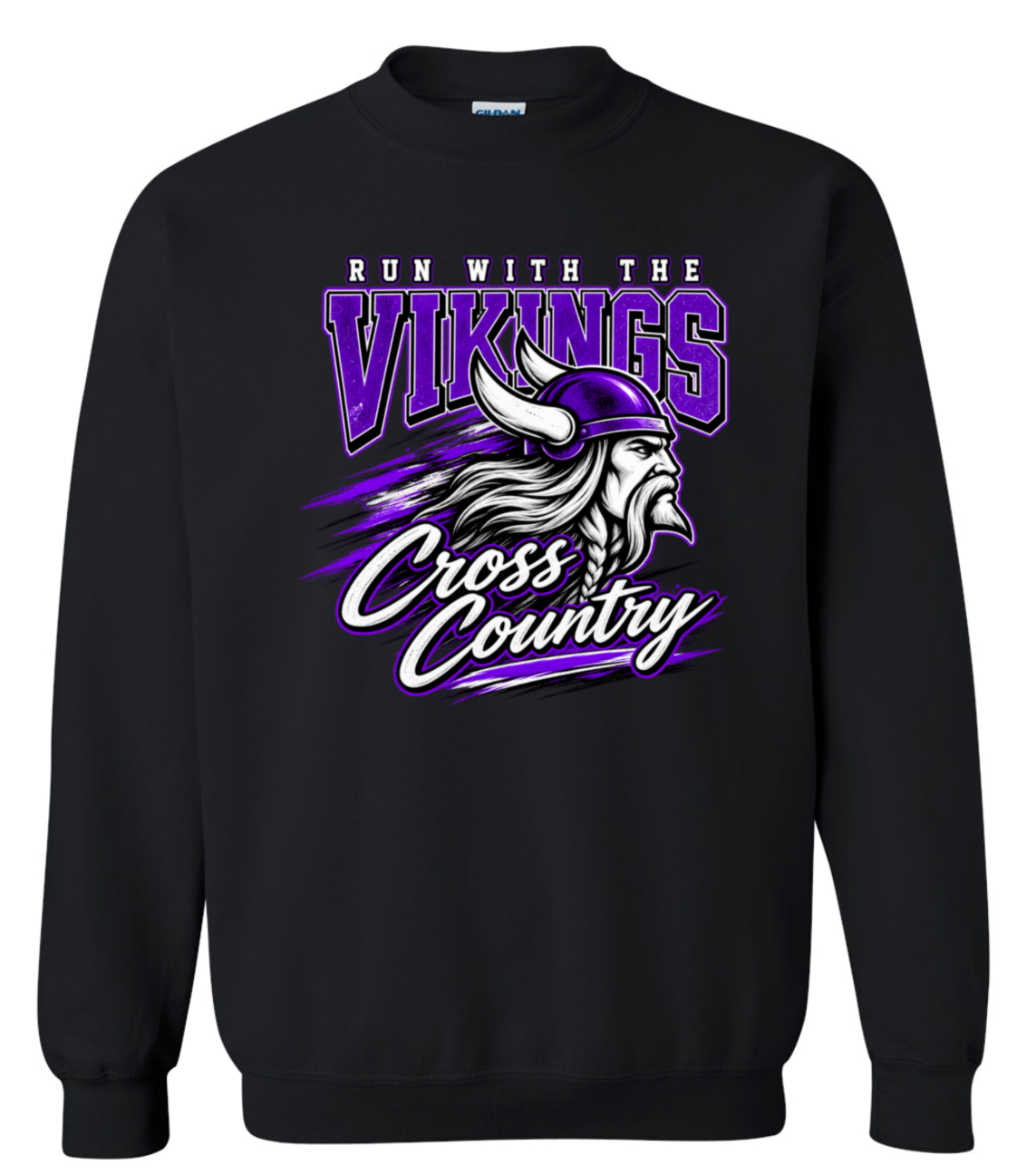 Crew Neck - Black - Run