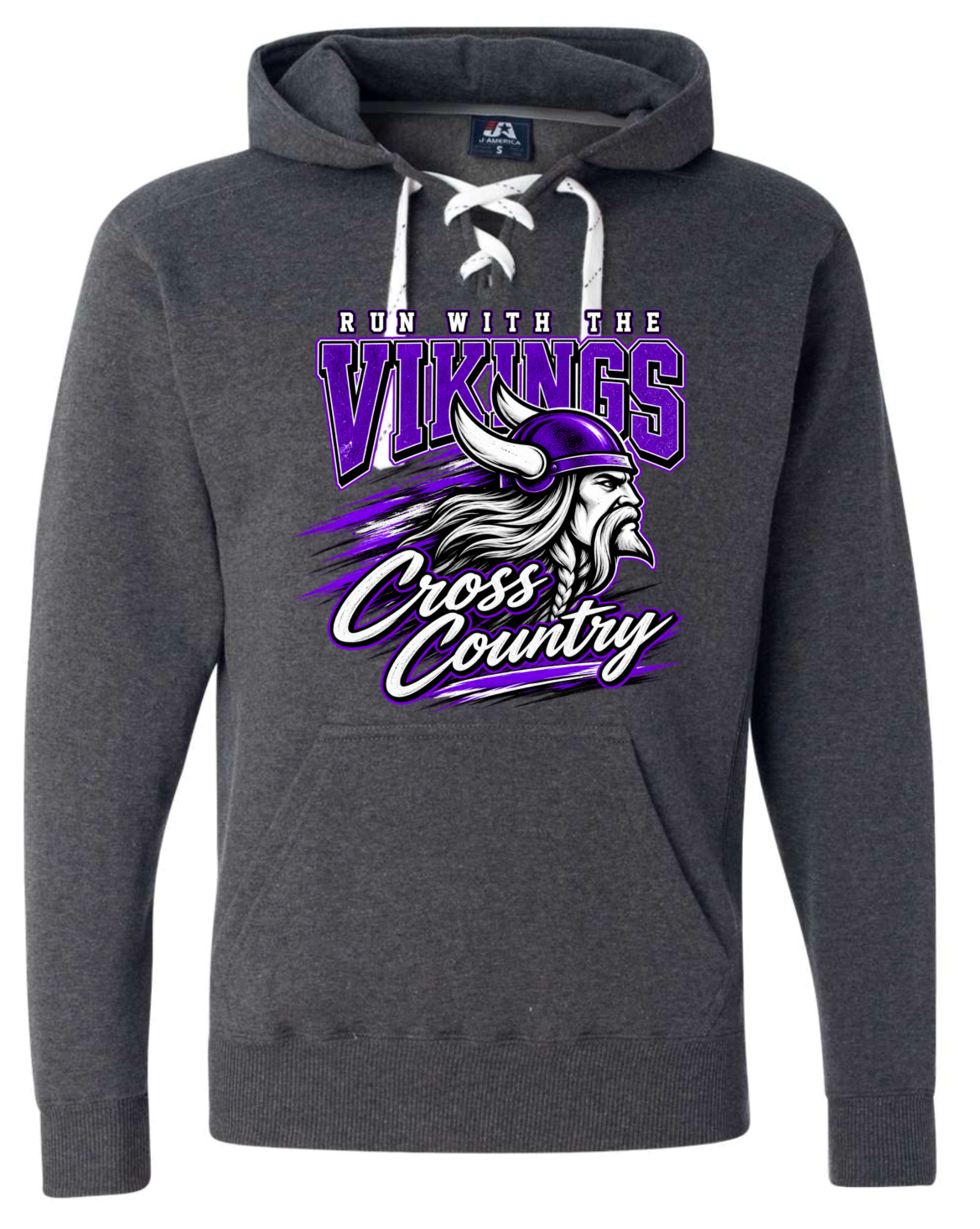 Hoodie lace - Charcoal - Run