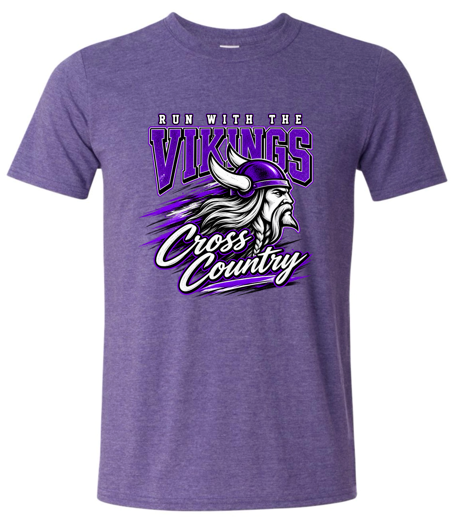 T-Shirt - Heather Purple - Run