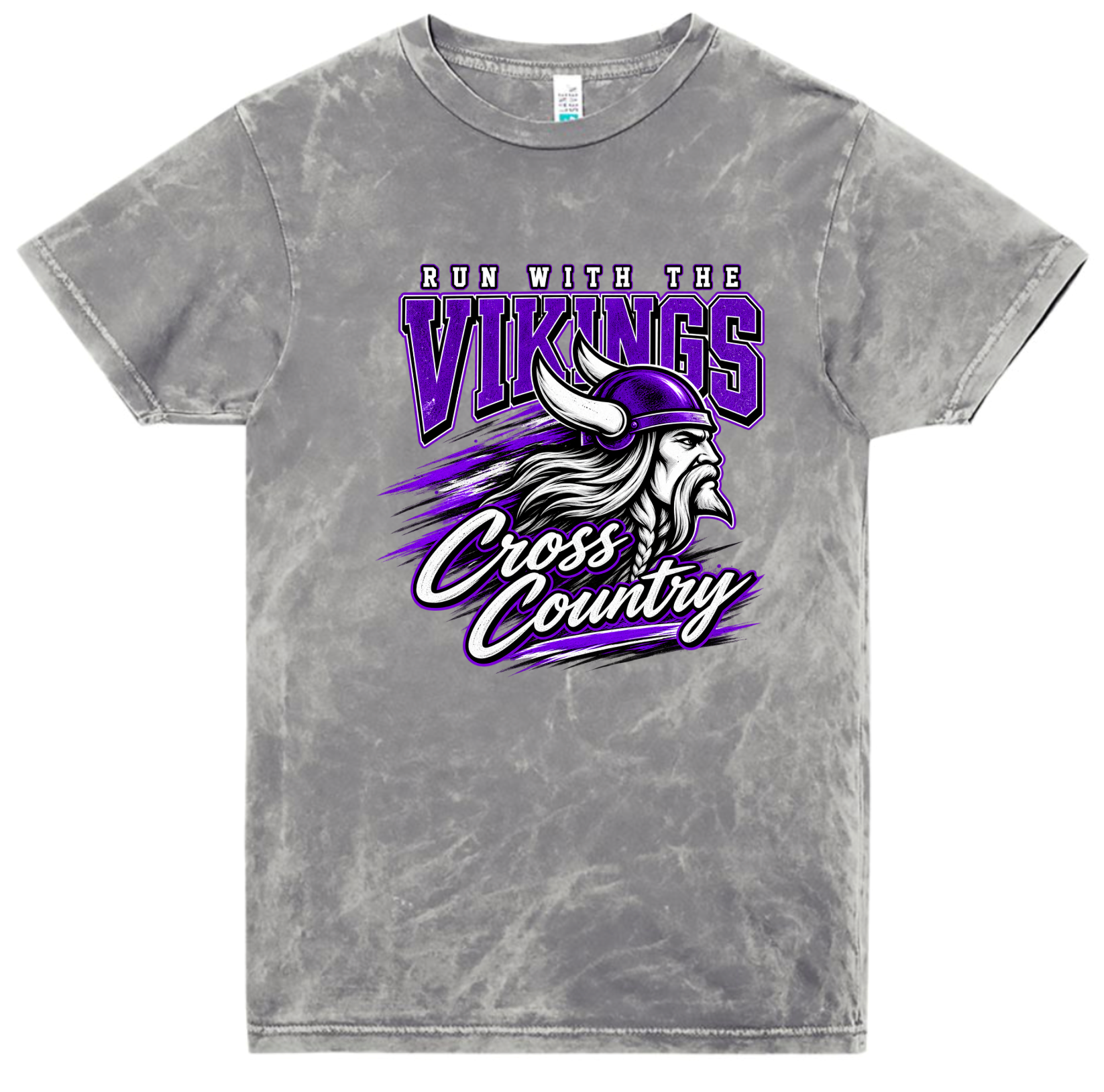 T-Shirt - Silver Acid - Run