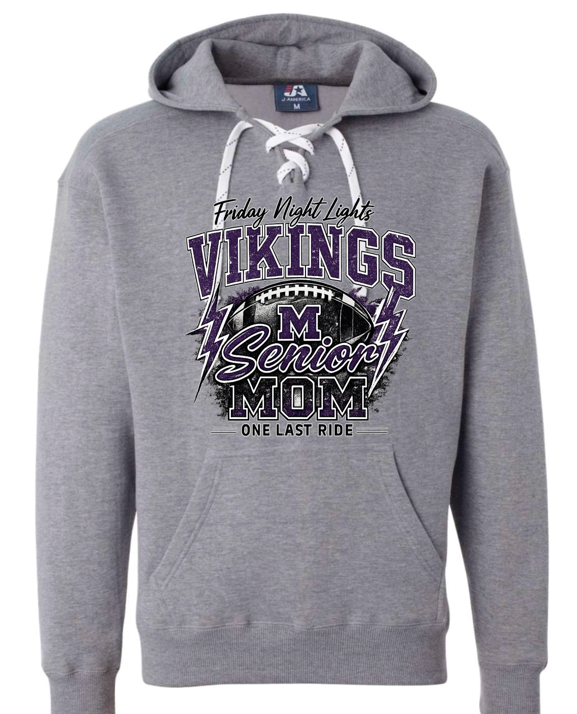 Hoodie lace - Sport Grey - Senior Bolt