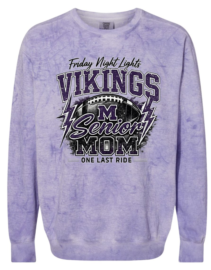 Crew Neck - Purple Smoke - Senior Bolt