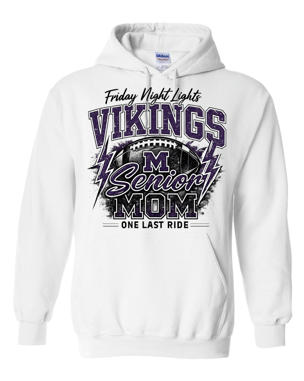Hoodie - White - Senior Bolt