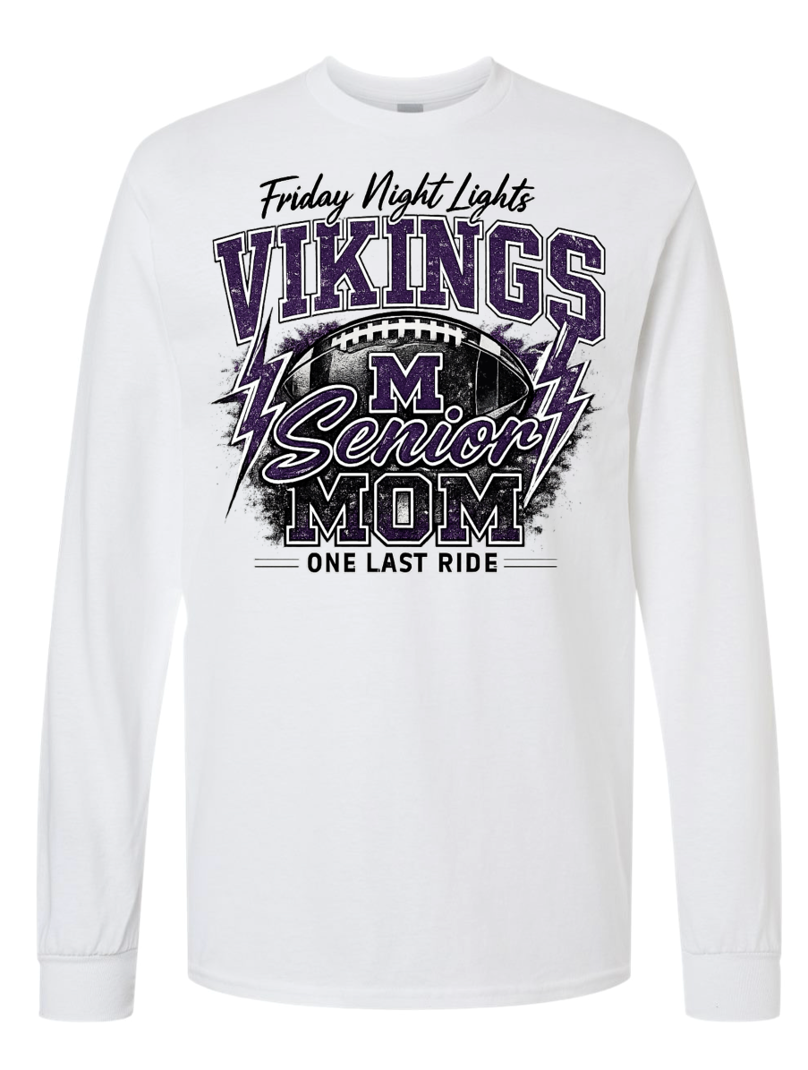 Long Sleeve - White - Senior Bolt