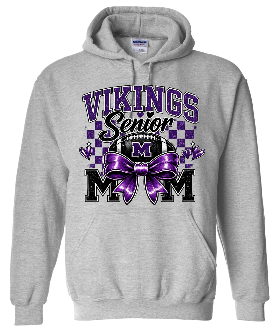 Hoodie - Sport Grey - Senior Bow