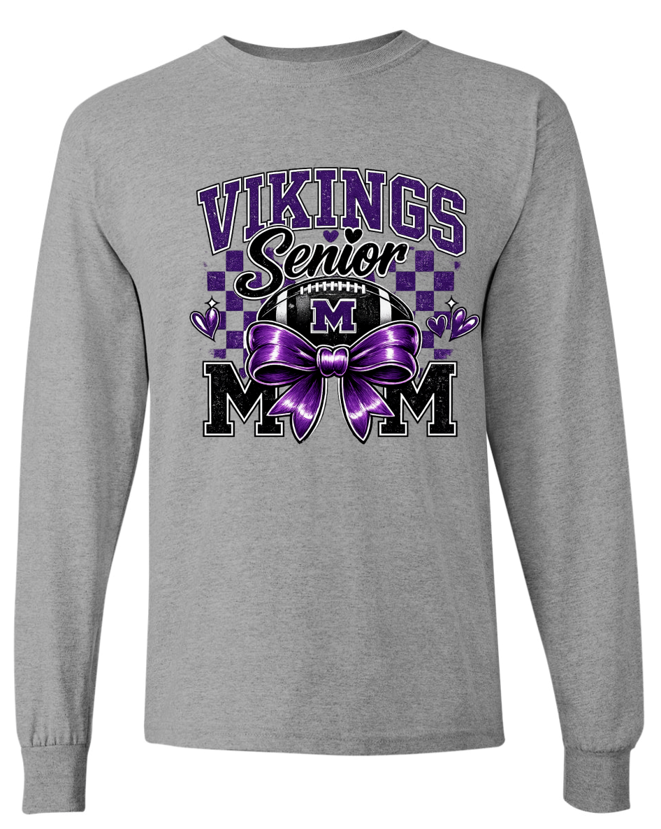 Long Sleeve - Sport Grey - Senior Bow