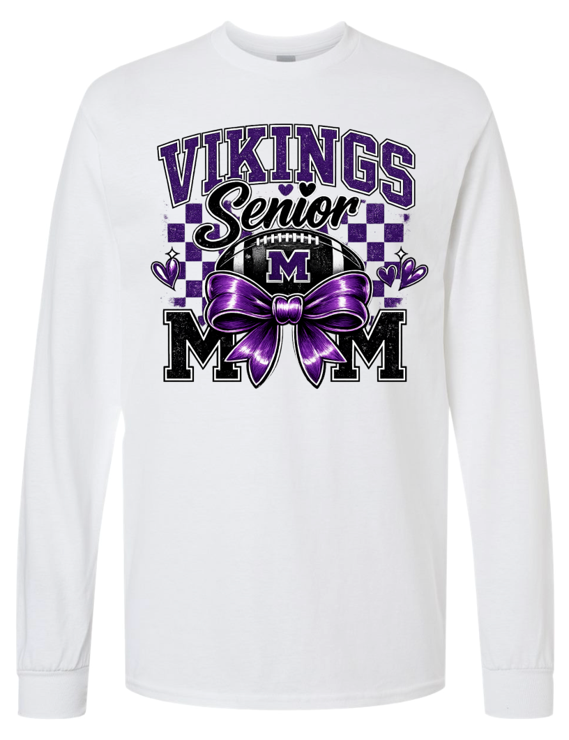 Long Sleeve - White - Senior Bow