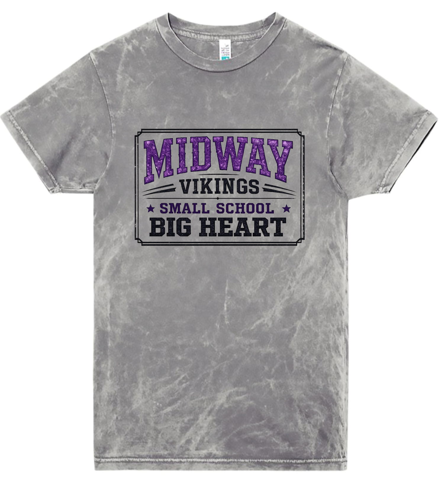 T-Shirt - Silver Acid - Small School