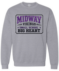 Crew Neck - Sport Grey - Small School
