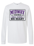 Long Sleeve - White - Small School