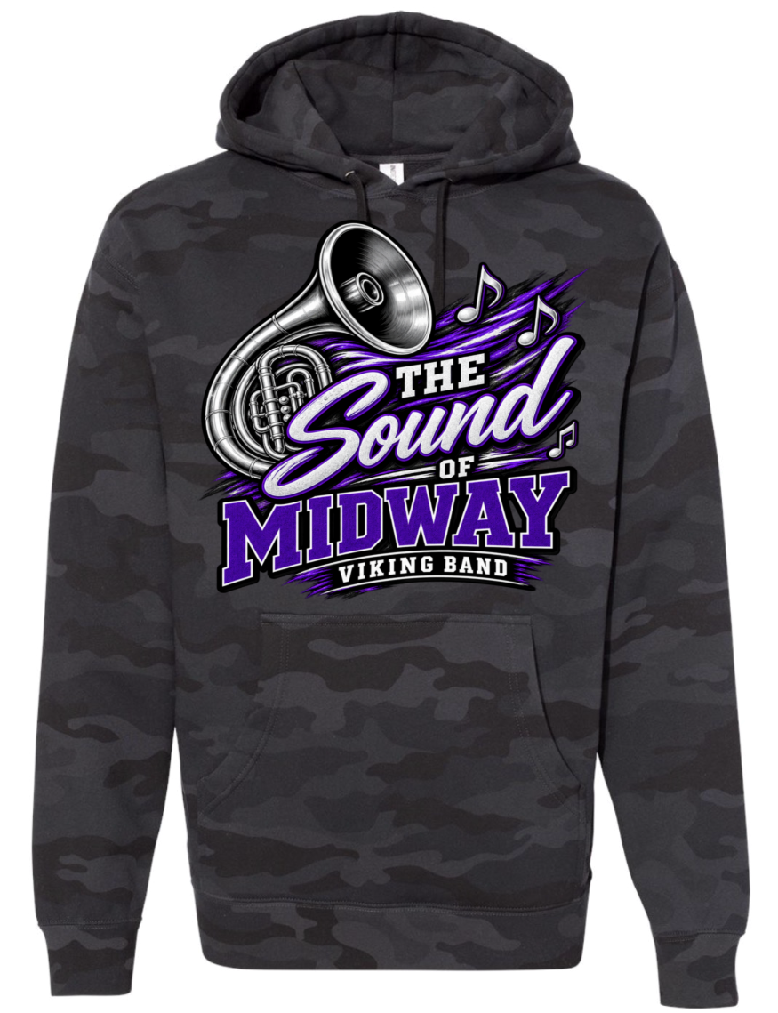 Hoodie - Black Camo - Sound