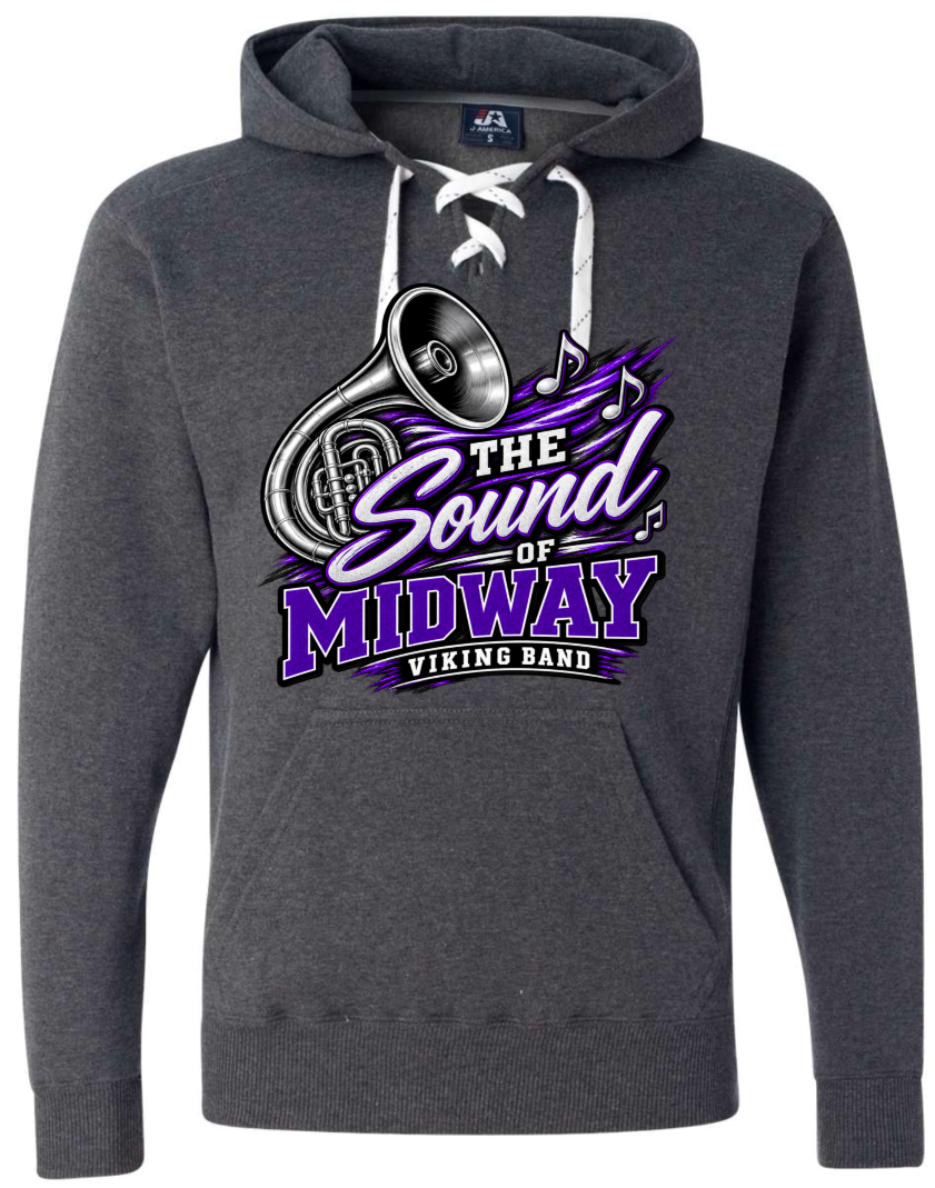 Hoodie lace - Charcoal - Sound