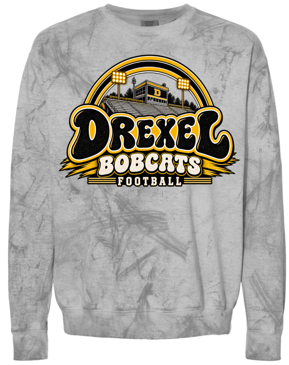 Crew Neck - Smoke - Stadium Retro