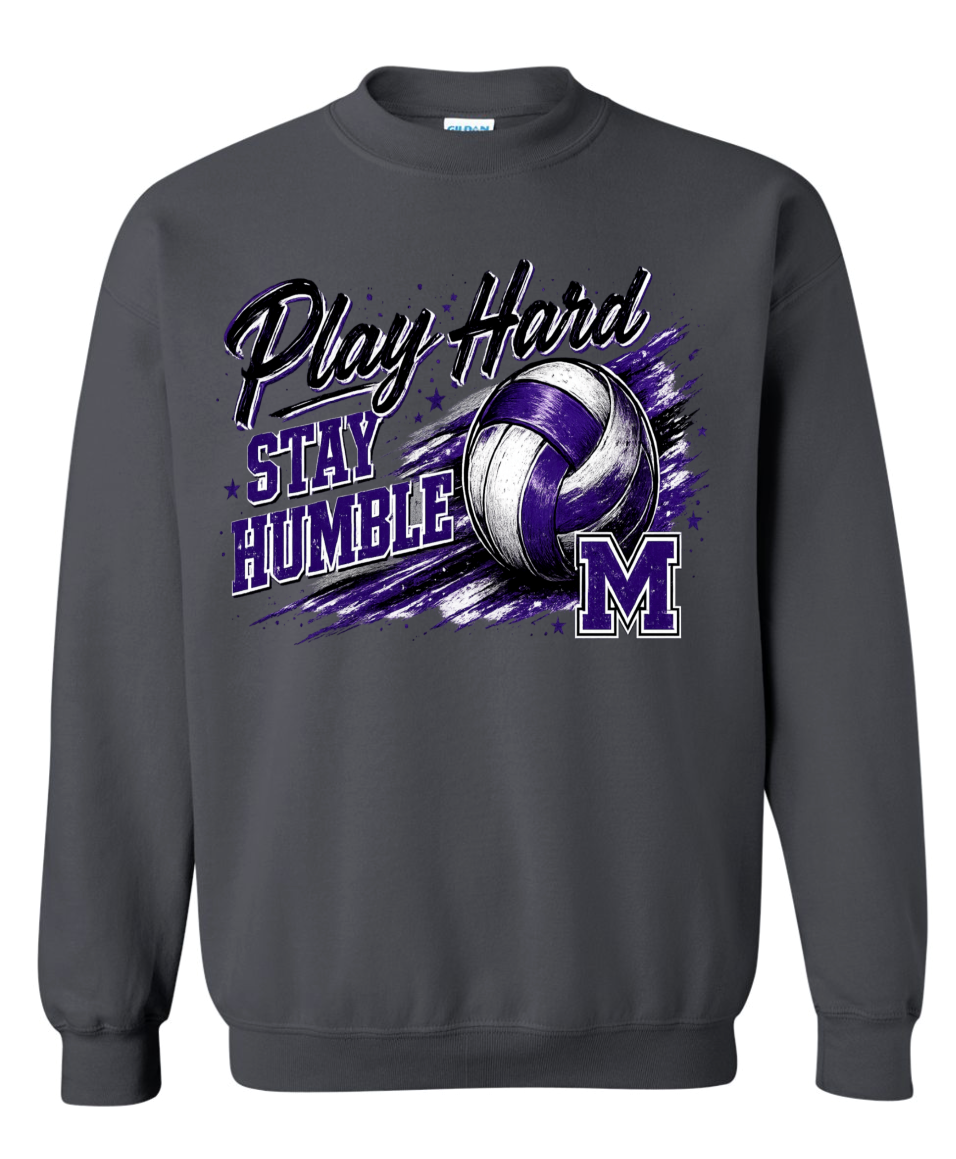Crew Neck - Charcoal - Stay Humble