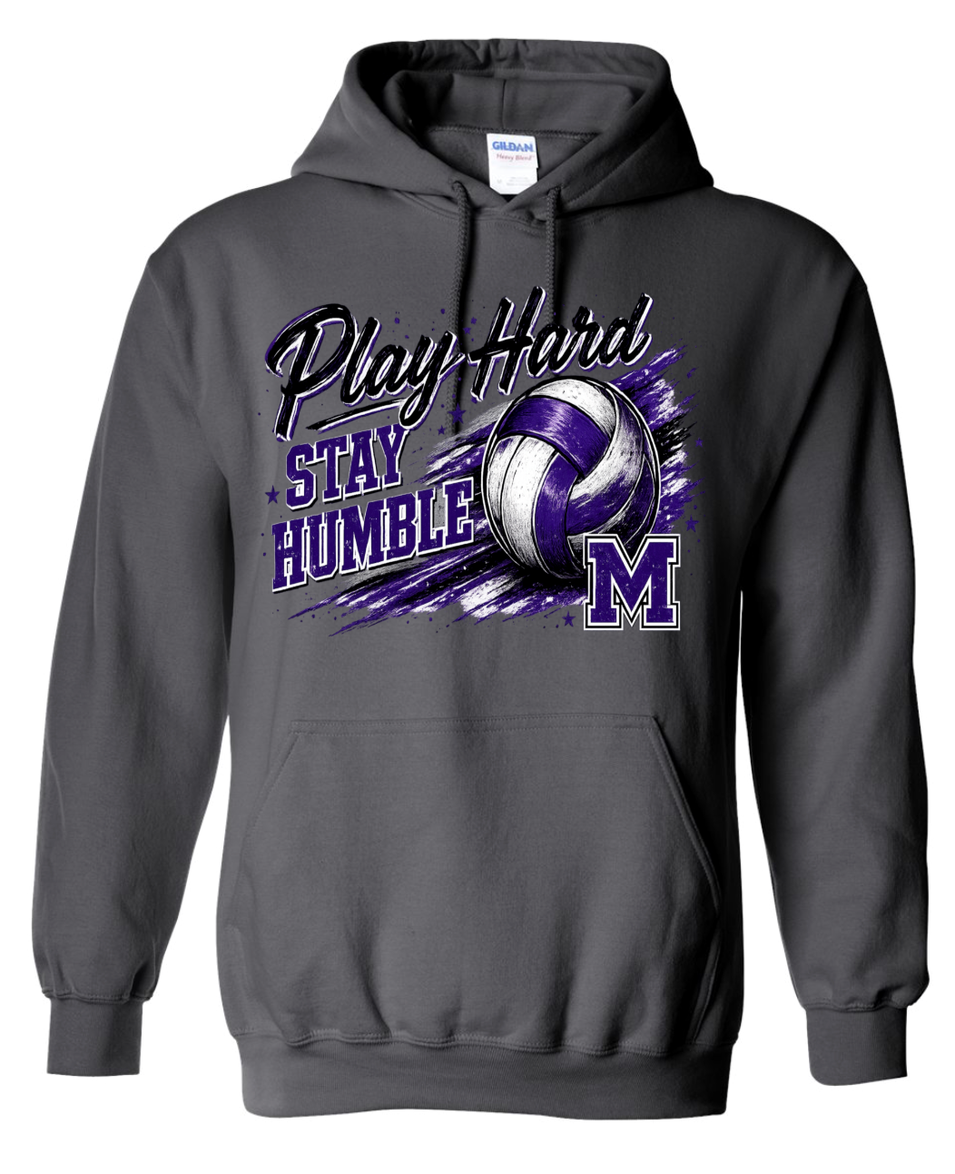 Hoodie - Charcoal - Stay Humble