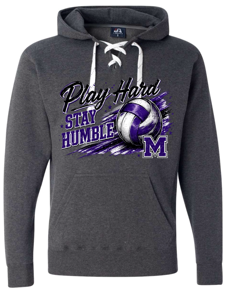 Hoodie lace - Charcoal - Stay Humble