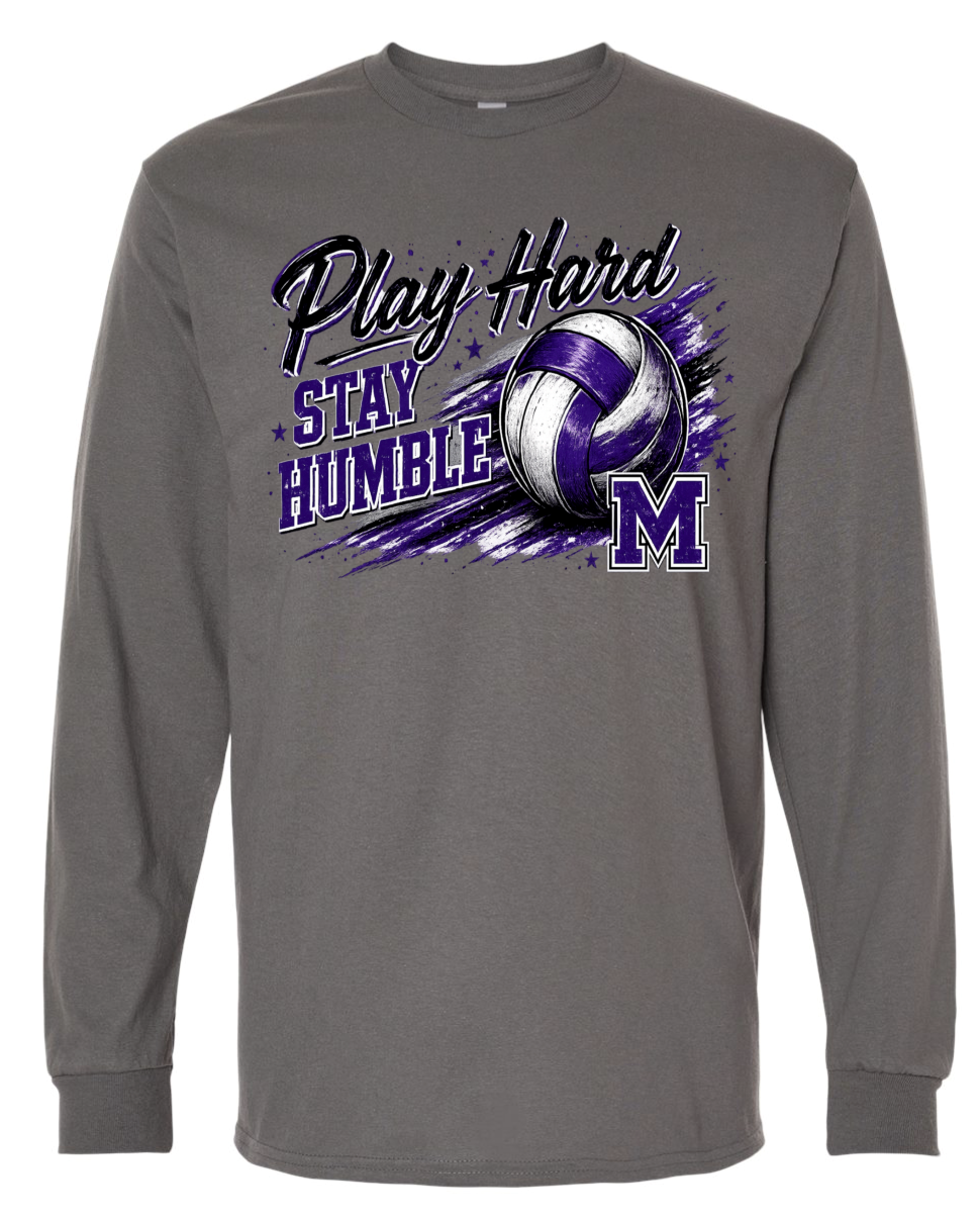 Long Sleeve - Charcoal - Stay Humble