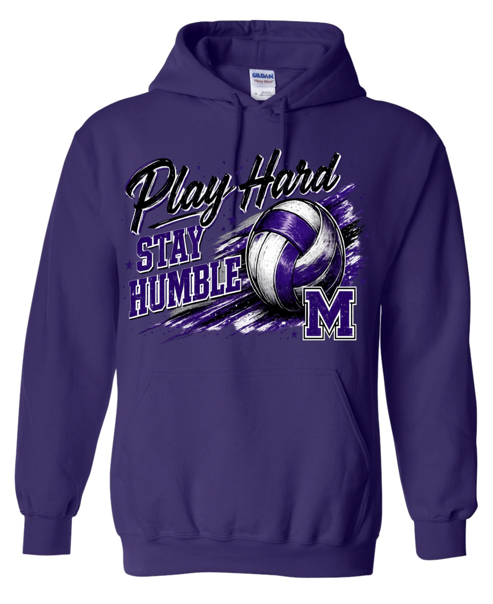 Hoodie - Purple - Stay Humble