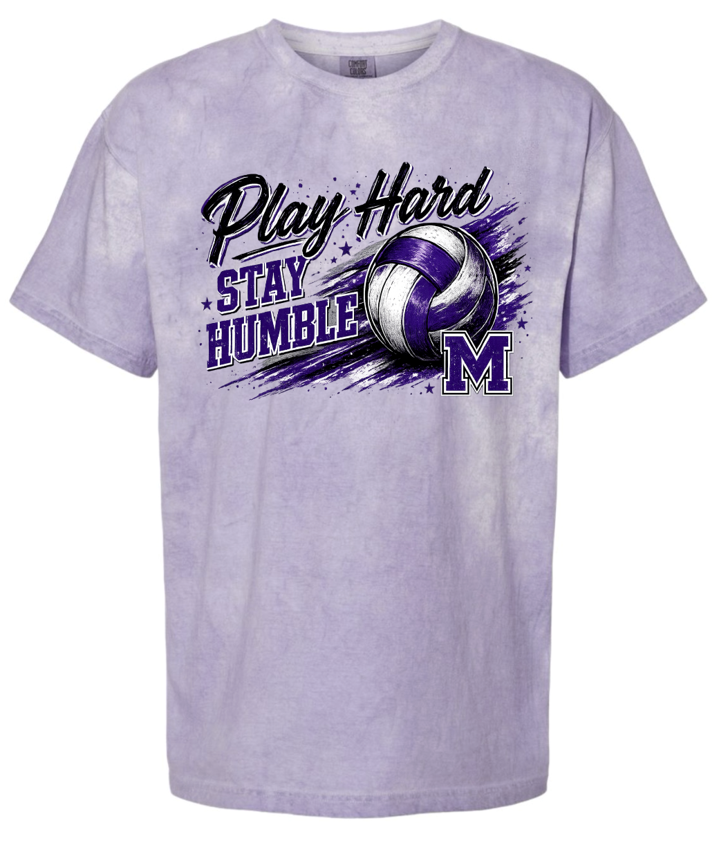 T-Shirt - Purple Smoke - Stay Humble