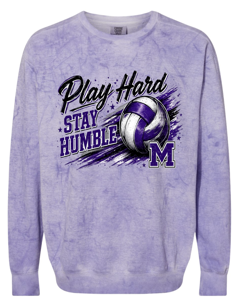 Crew Neck - Purple Smoke - Stay Humble