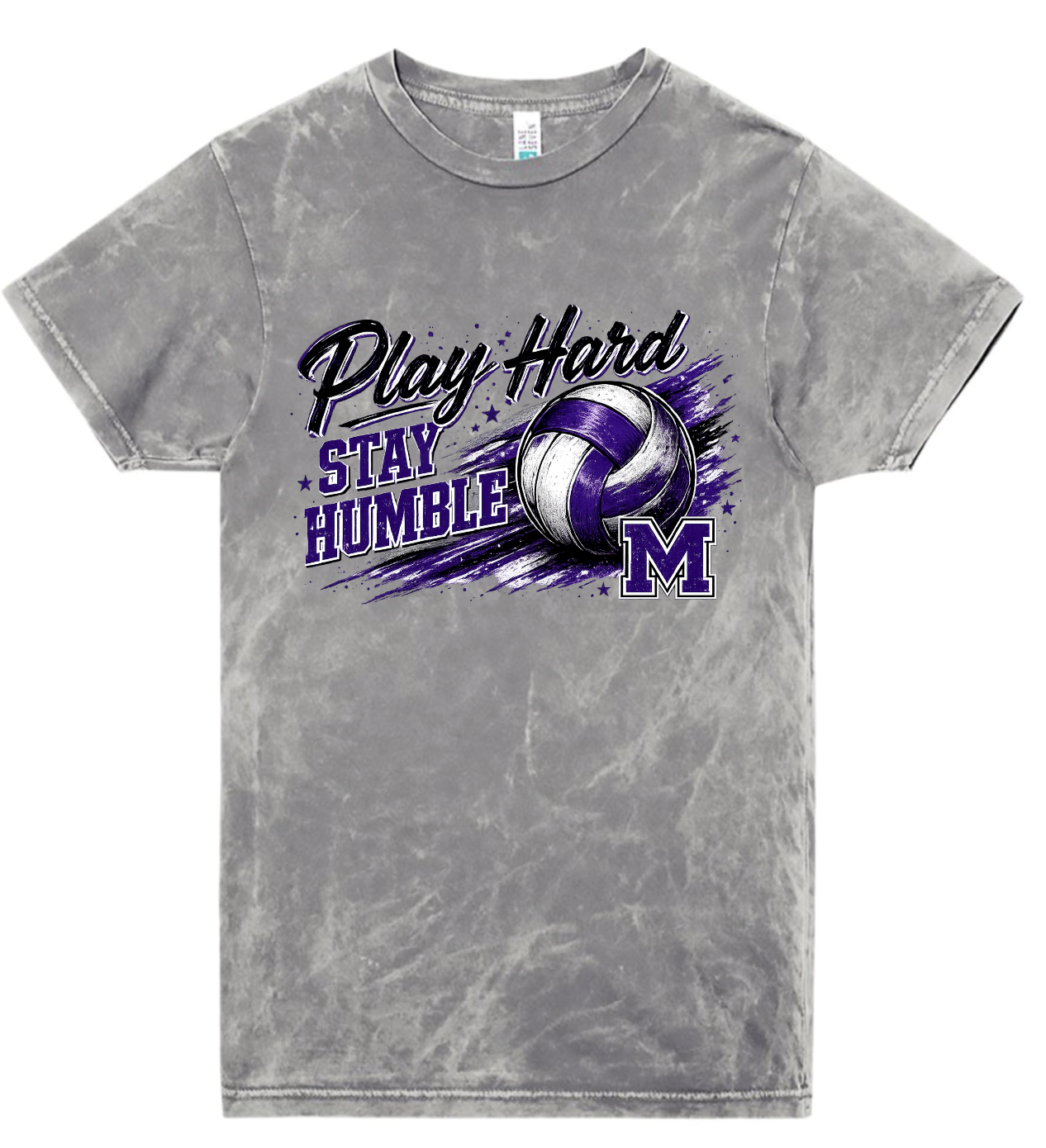 T-Shirt - Silver Acid - Stay Humble
