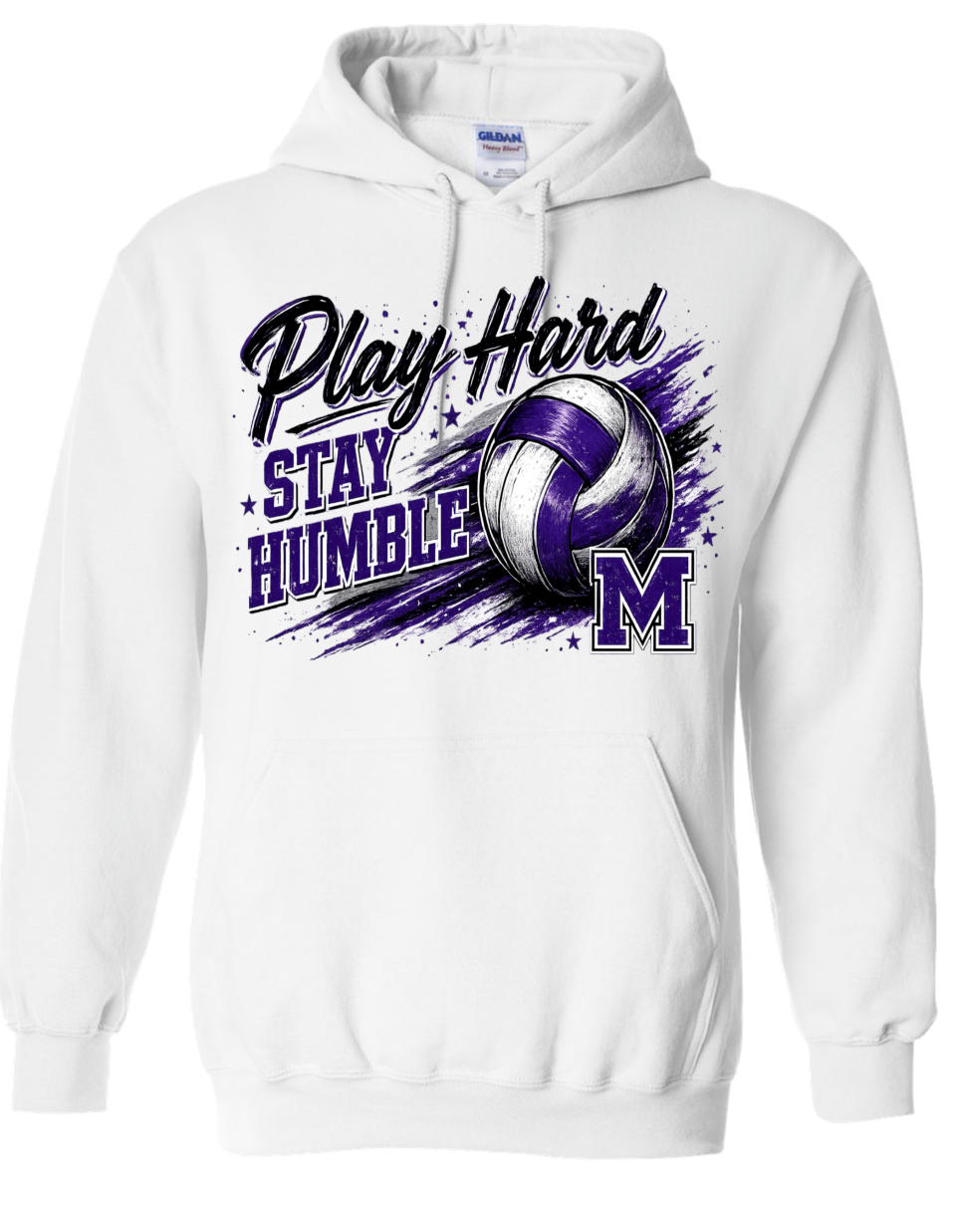 Hoodie - White - Stay Humble