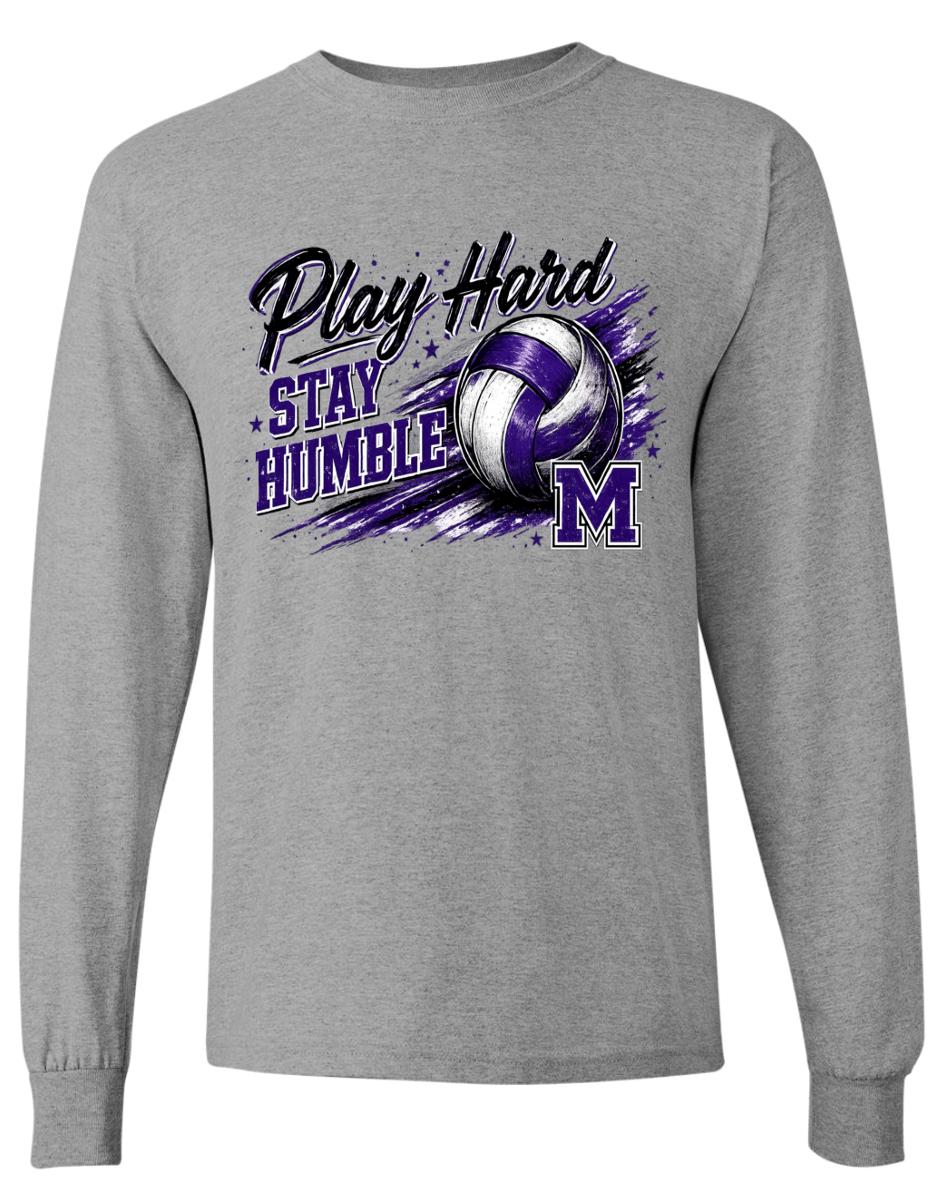 Long Sleeve - Sport Grey - Stay Humble