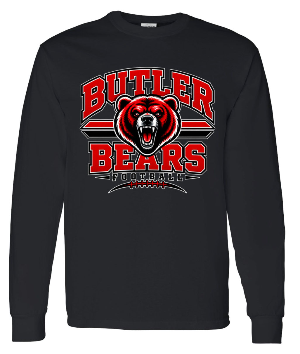 Long Sleeve - Black - Stripes