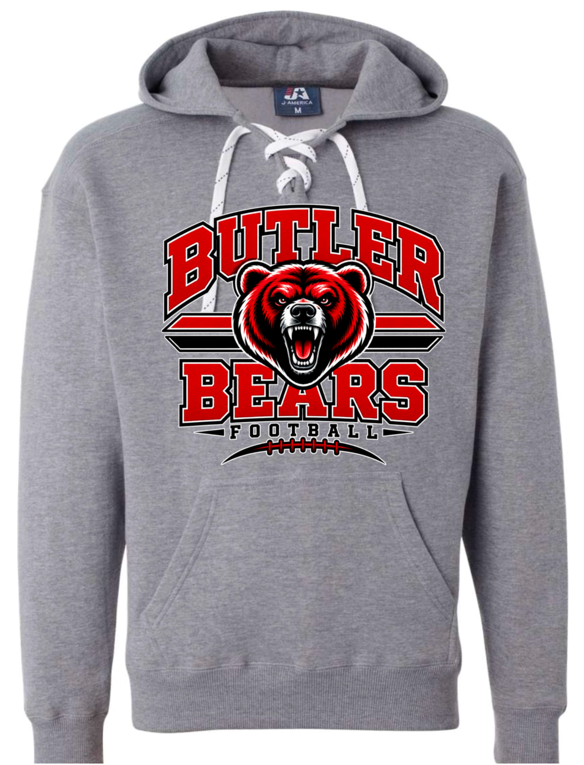 Hoodie lace - Sport Grey - Stripes