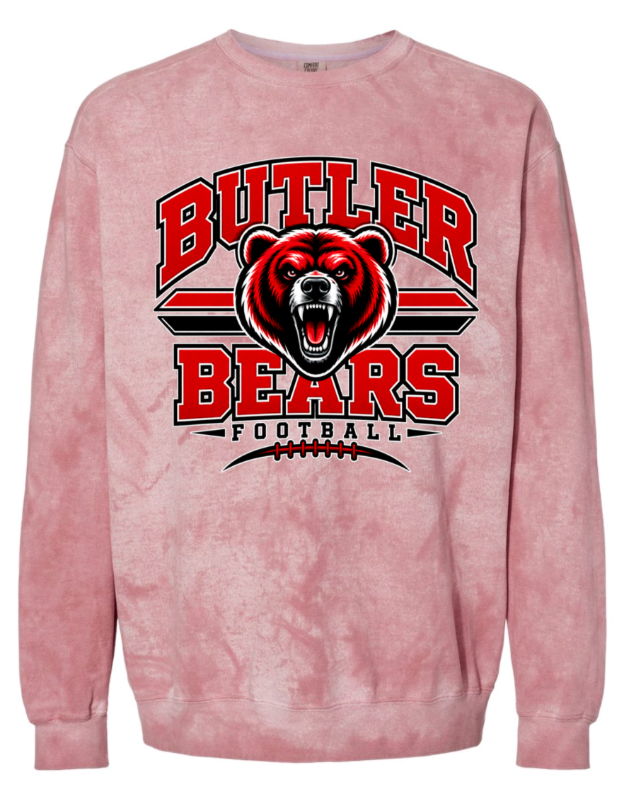 Crew Neck - Red Smoke - Stripes