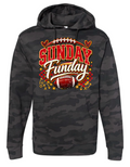 Hoodie - Black Camo - Sunday Funday