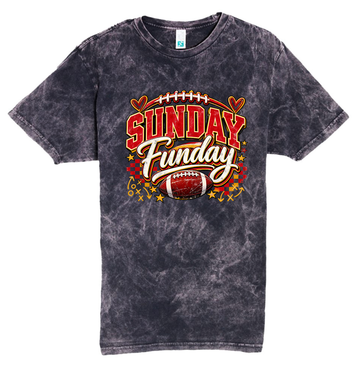 T-Shirt - Black Acid - Sunday Funday