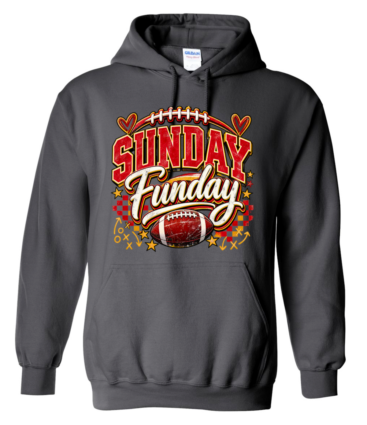 Hoodie - Charcoal - Sunday Funday
