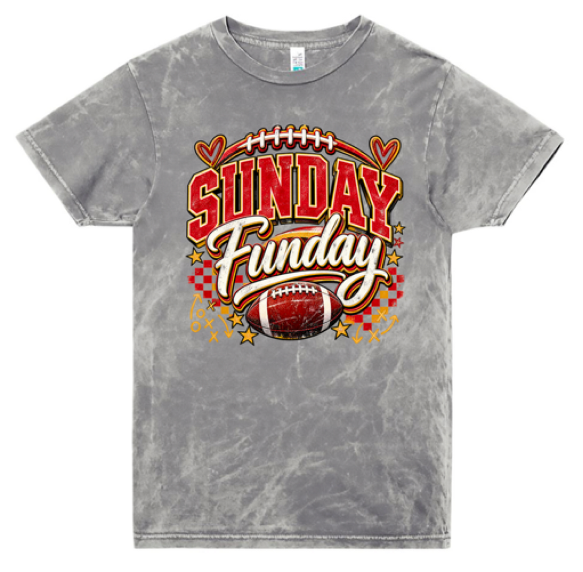 T-Shirt - Silver Acid - Sunday Funday