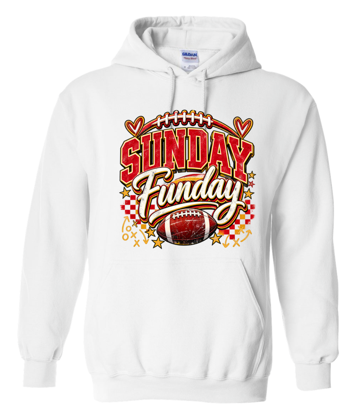 Hoodie - White - Sunday Funday