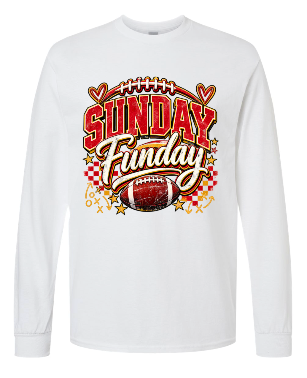 Long Sleeve - White - Sunday Funday