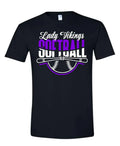 T-Shirt Black Lady Vikings 10
