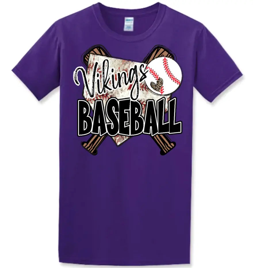 T-Shirt Purple Base/Bat Viking 6