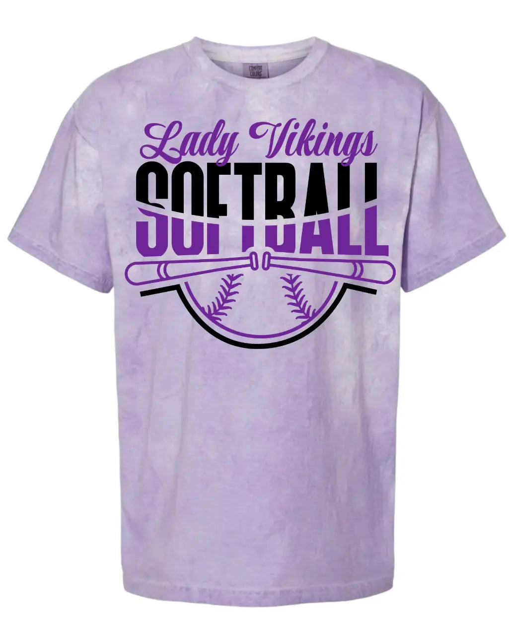 T-Shirt Purple Smoke Lady Vikings 17