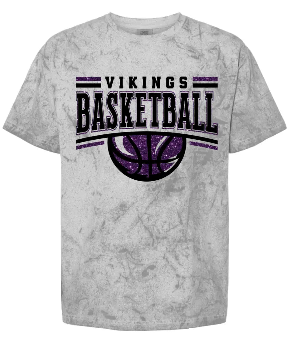 T-shirt Viking Basketball Glitter Smoke