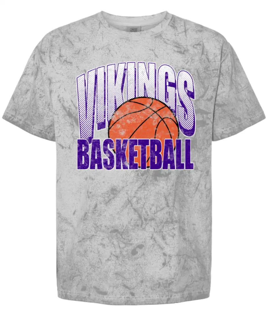 T-shirt Viking Grunge Basketball Smoke