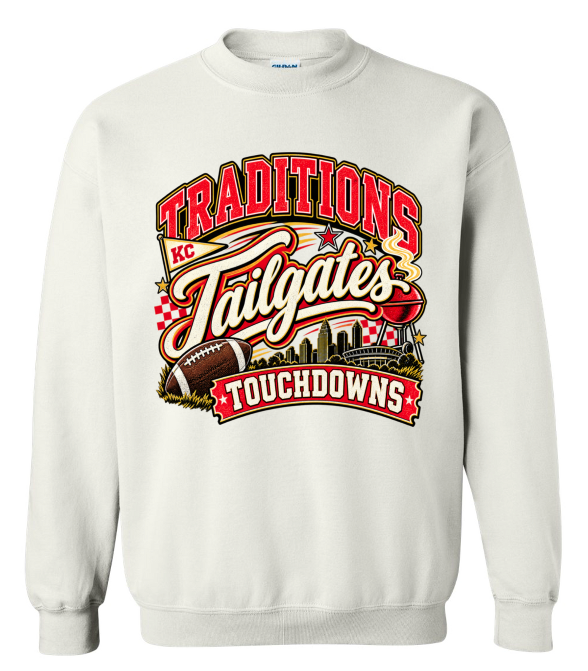 Crew Neck - White - TTT