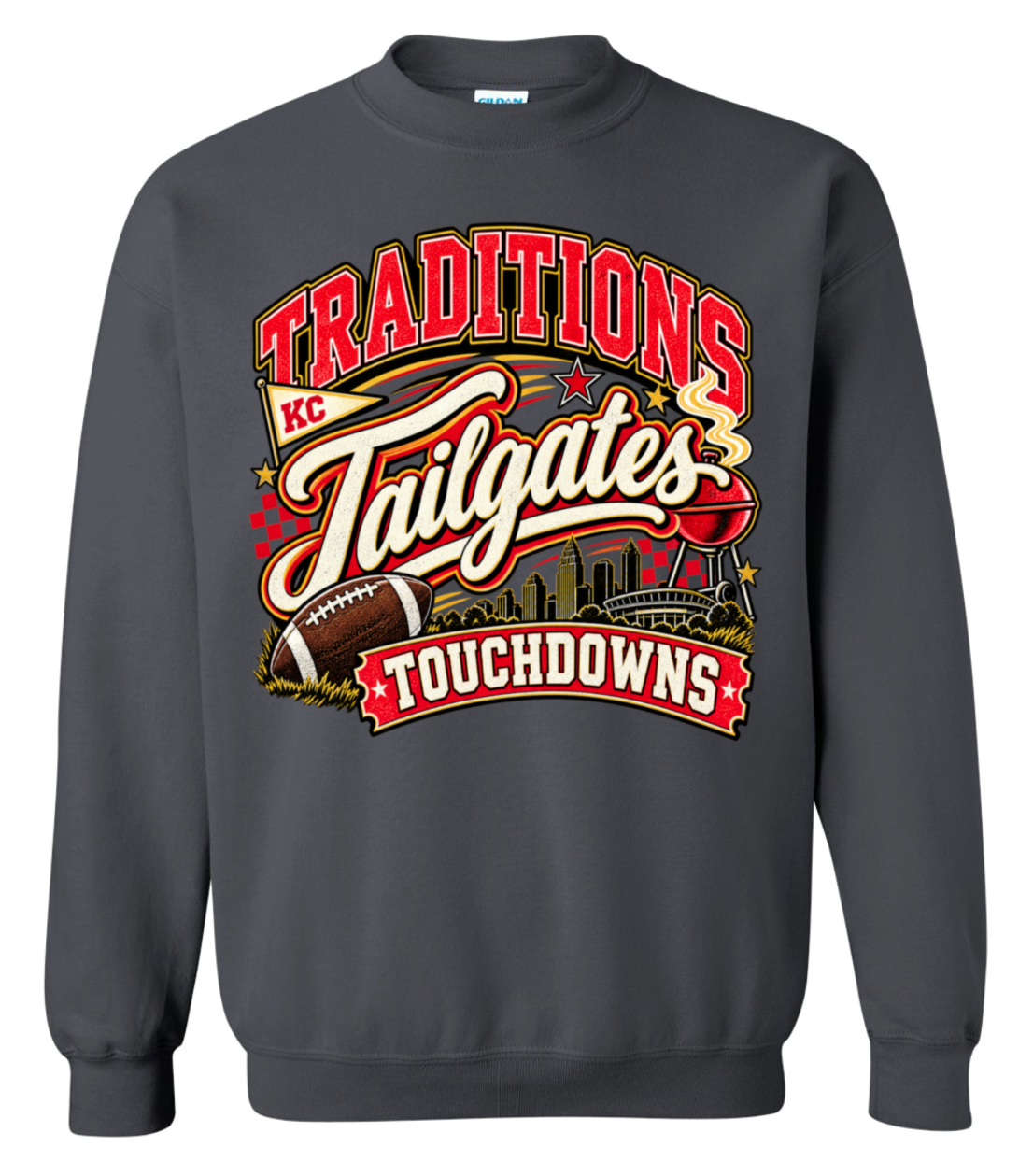 Crew Neck - Charcoal - TTT