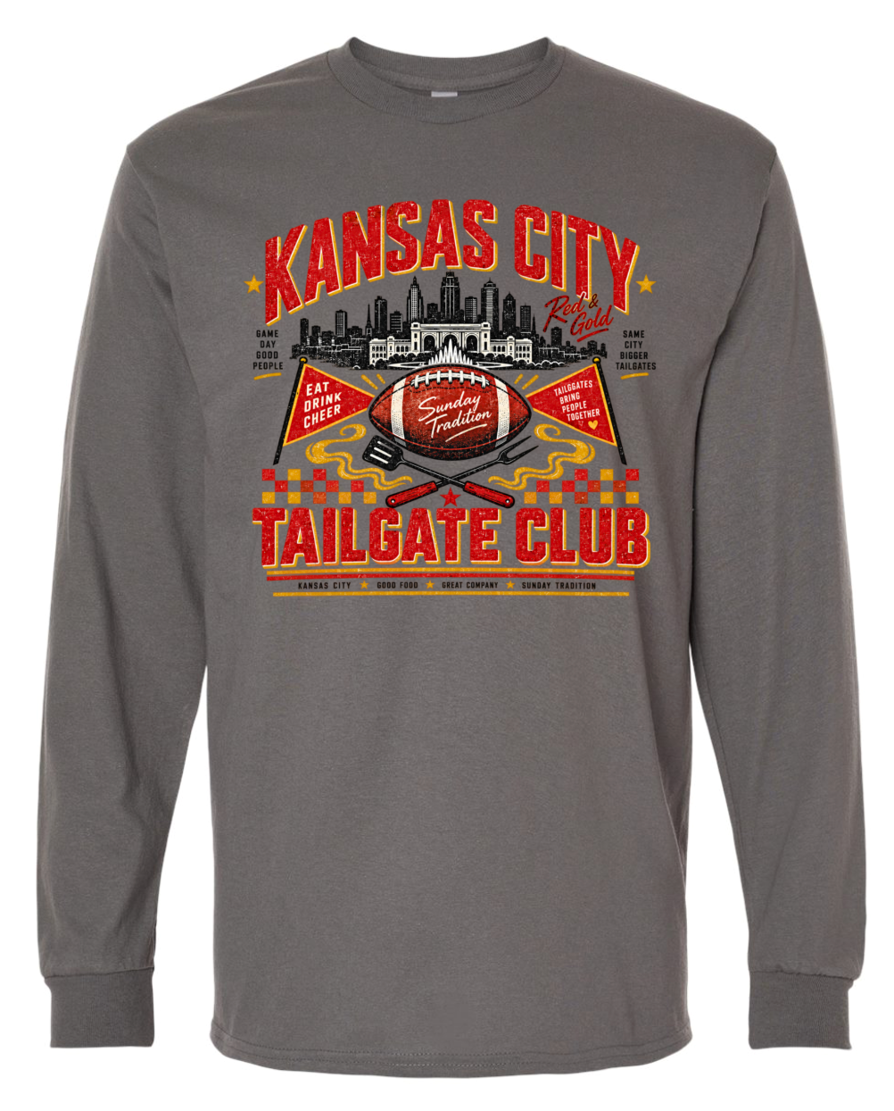 Long Sleeve - Charcoal - Tailgate