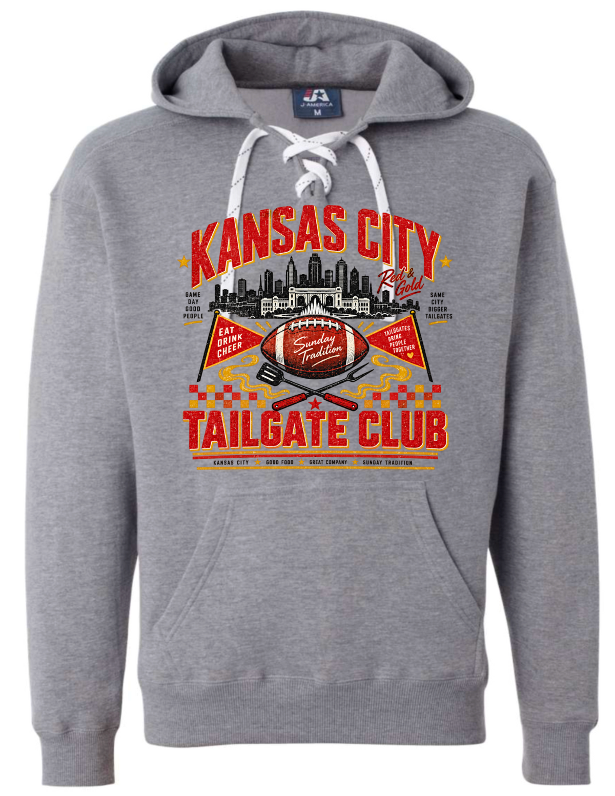 Hoodie lace - Sport Grey - Tailgate