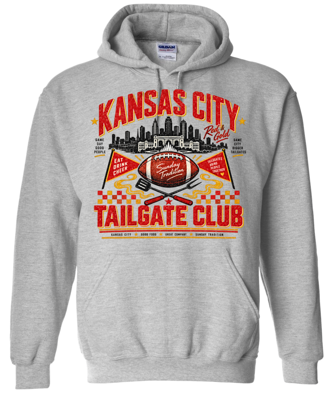 Hoodie - Sport Grey - Tailgate