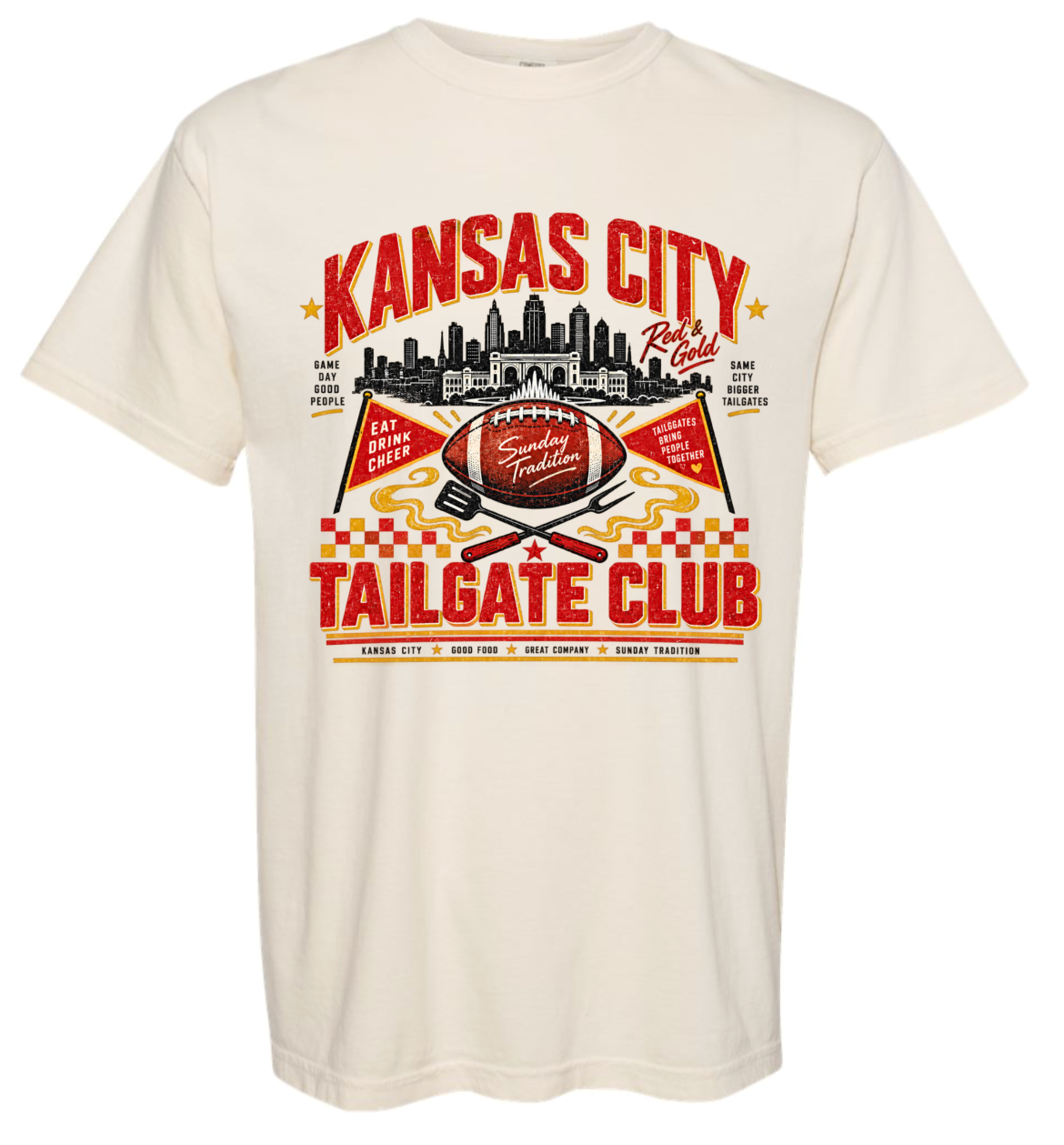 T-Shirt - Ivory - Tailgate